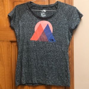 North face grey top size small